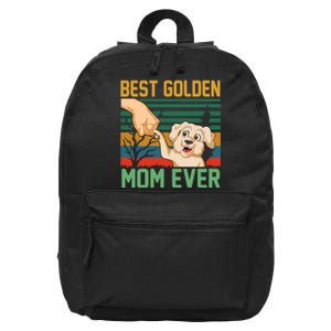 Best Golden Mom Ever 16 in Basic Backpack