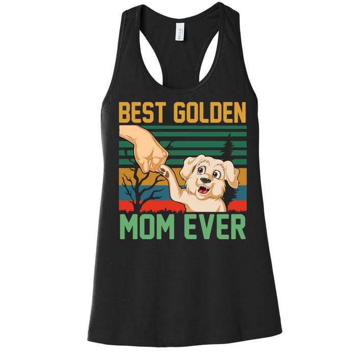 Best Golden Mom Ever Women's Racerback Tank