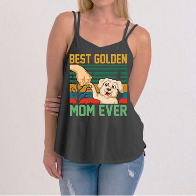 Best Golden Mom Ever Women's Strappy Tank