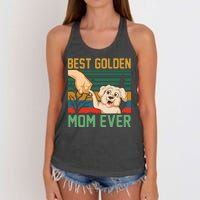 Best Golden Mom Ever Women's Knotted Racerback Tank