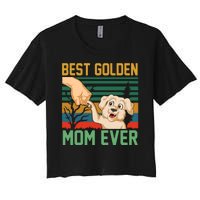 Best Golden Mom Ever Women's Crop Top Tee