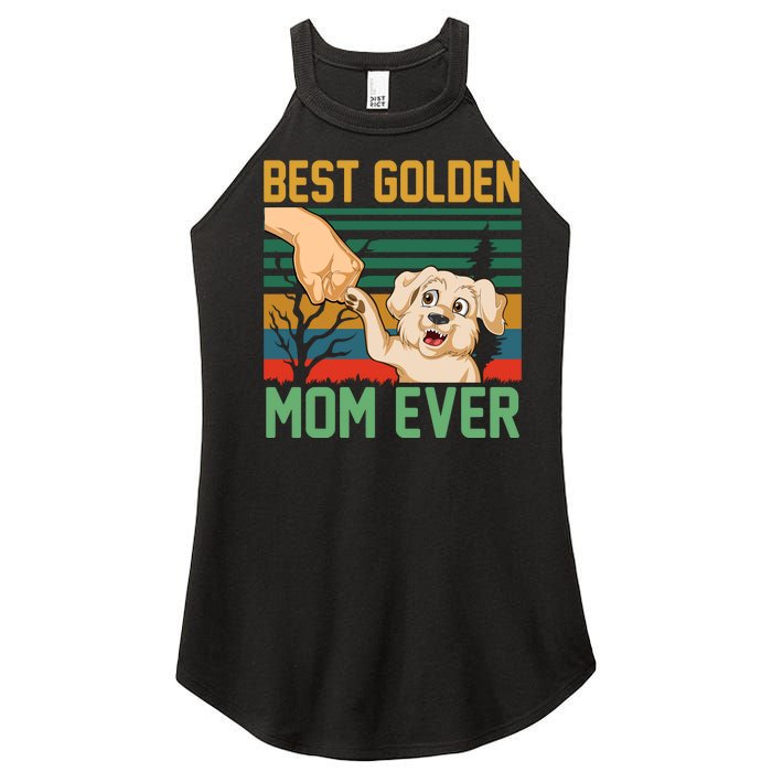 Best Golden Mom Ever Women's Perfect Tri Rocker Tank