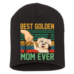 Best Golden Mom Ever Short Acrylic Beanie