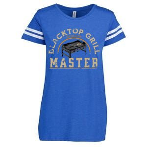 Blacktop Grill Master Griddle Bbq Stone Chef Enza Ladies Jersey Football T-Shirt