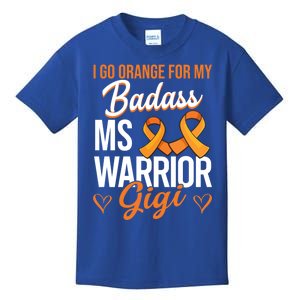 Badass Gigi Multiple Sclerosis Ms Warrior Gift Kids T-Shirt