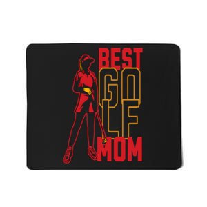 Best Golf Mom Fitted Scoop Gift For Mother's Day Mousepad