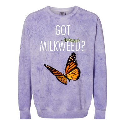 Butterfly Got Milkweed Colorblast Crewneck Sweatshirt