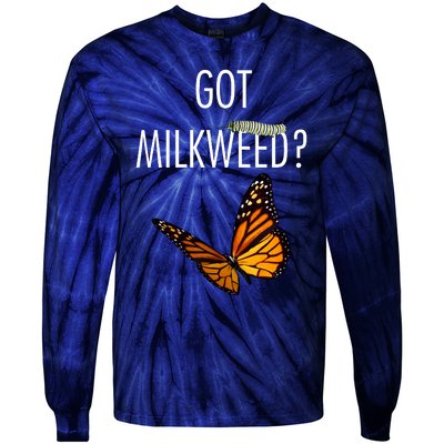 Butterfly Got Milkweed Tie-Dye Long Sleeve Shirt