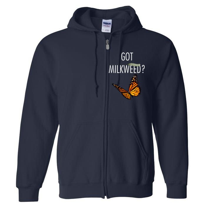 Butterfly Got Milkweed Full Zip Hoodie