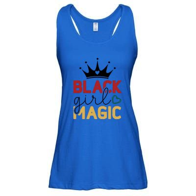 Black Girl Magic Gift History Month African Heritage Ladies Essential Flowy Tank