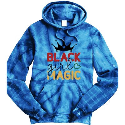 Black Girl Magic Gift History Month African Heritage Tie Dye Hoodie