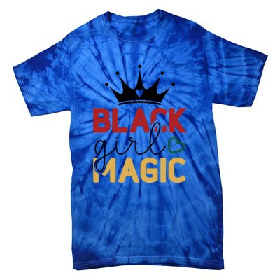 Black Girl Magic Gift History Month African Heritage Tie-Dye T-Shirt