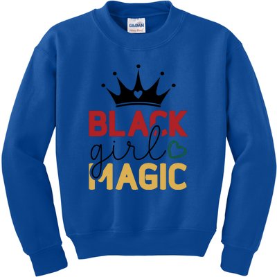 Black Girl Magic Gift History Month African Heritage Kids Sweatshirt