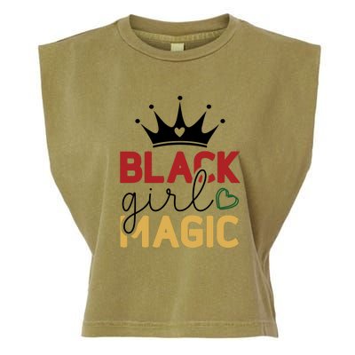 Black Girl Magic Gift History Month African Heritage Garment-Dyed Women's Muscle Tee