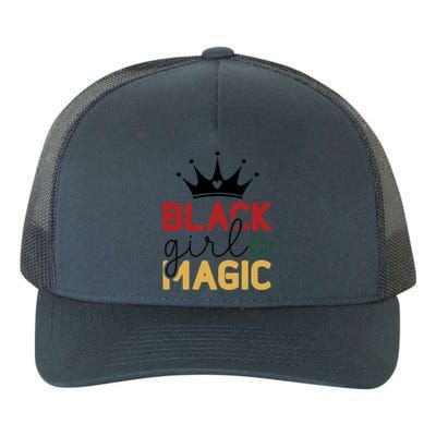 Black Girl Magic Gift History Month African Heritage Yupoong Adult 5-Panel Trucker Hat