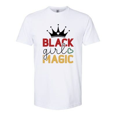 Black Girl Magic Gift History Month African Heritage Softstyle CVC T-Shirt