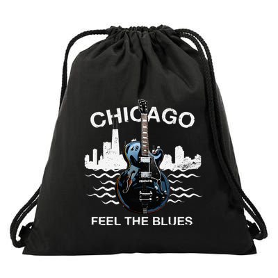 Blues Guitar Musicians Blues Music Drawstring Bag
