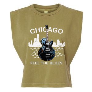 Blues Guitar Musicians Blues Music Garment-Dyed Women's Muscle Tee