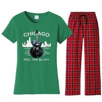 Blues Guitar Musicians Blues Music Women's Flannel Pajama Set