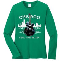 Blues Guitar Musicians Blues Music Ladies Long Sleeve Shirt