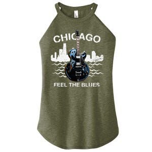 Blues Guitar Musicians Blues Music Women's Perfect Tri Rocker Tank