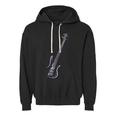 Bass Guitar Musical Instrument Bass Player Garment-Dyed Fleece Hoodie