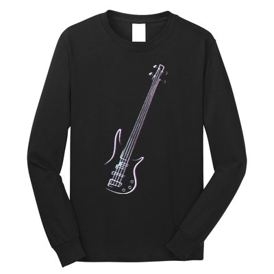 Bass Guitar Musical Instrument Bass Player Long Sleeve Shirt