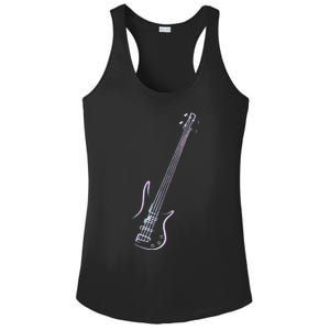 Bass Guitar Musical Instrument Bass Player Ladies PosiCharge Competitor Racerback Tank