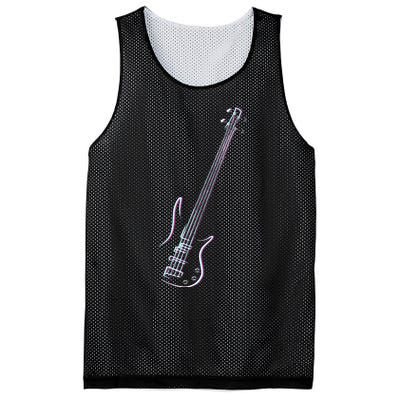 Bass Guitar Musical Instrument Bass Player Mesh Reversible Basketball Jersey Tank