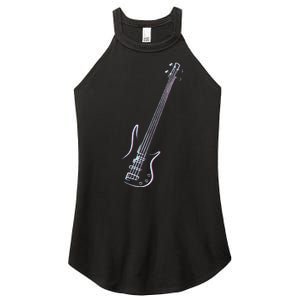 Bass Guitar Musical Instrument Bass Player Women's Perfect Tri Rocker Tank