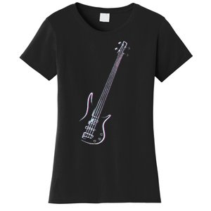 Bass Guitar Musical Instrument Bass Player Women's T-Shirt