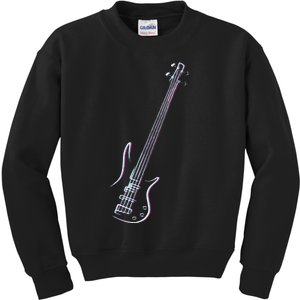 Bass Guitar Musical Instrument Bass Player Kids Sweatshirt