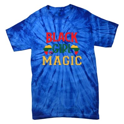 Black Girl Magic African American Melanin Gift Tie-Dye T-Shirt