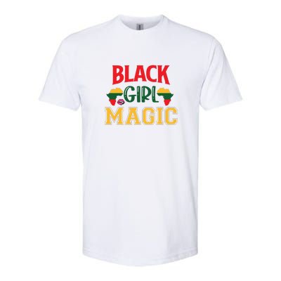 Black Girl Magic African American Melanin Gift Softstyle® CVC T-Shirt