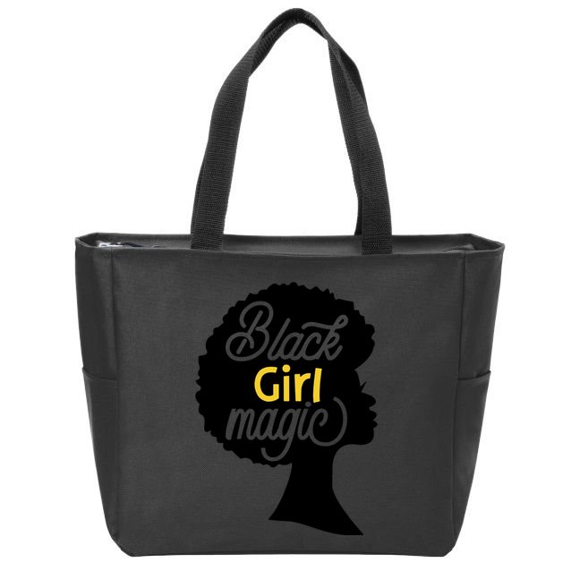 Black Girl Magic Zip Tote Bag