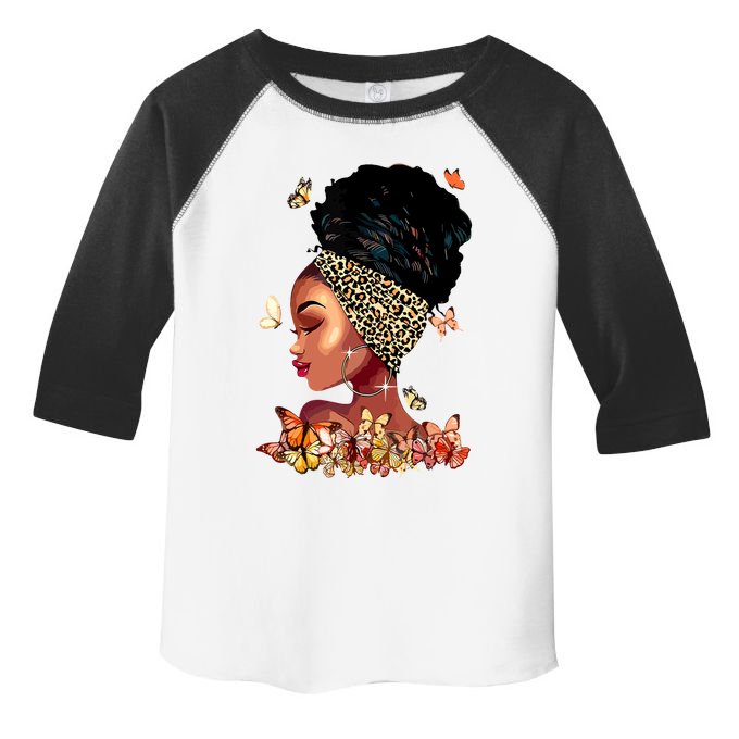 Black Girl Magic Afro Melanin Queen African American Women Toddler Fine Jersey T-Shirt