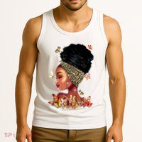 Black Girl Magic Afro Melanin Queen African American Women Tank Top