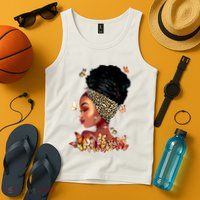 Black Girl Magic Afro Melanin Queen African American Women Tank Top