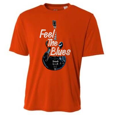 Blues Guitar Musicians Blues Music Cooling Performance Crew T-Shirt