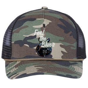 Blues Guitar Musicians Blues Music Retro Rope Trucker Hat Cap