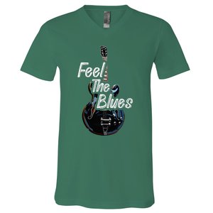 Blues Guitar Musicians Blues Music V-Neck T-Shirt