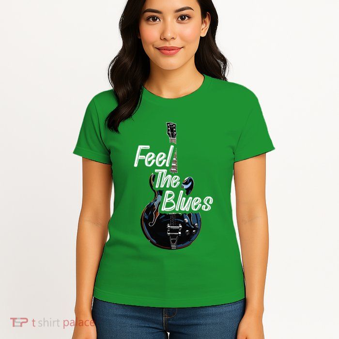 Blues Guitar Musicians Blues Music Womens T-Shirt