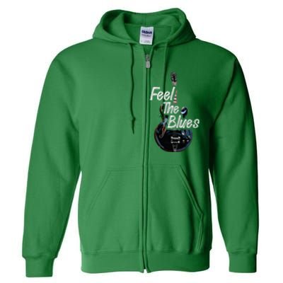 Blues Guitar Musicians Blues Music Full Zip Hoodie