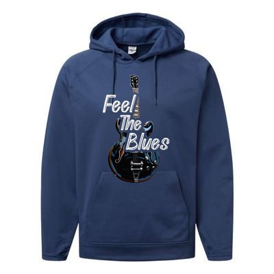 Blues Guitar Musicians Blues Music Performance Fleece Hoodie