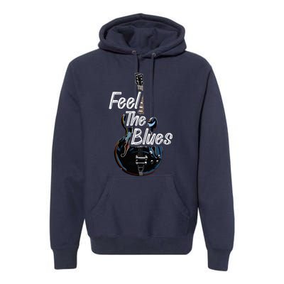 Blues Guitar Musicians Blues Music Premium Hoodie