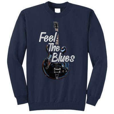 Blues Guitar Musicians Blues Music Tall Sweatshirt