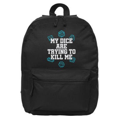Board Game My Dice Are Trying To Kill Me 16 in Basic Backpack
