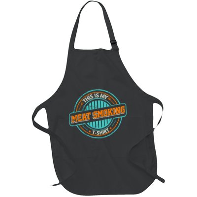 Barbecue Grill Master This Is My Meat Smoking Full-Length Apron With Pockets