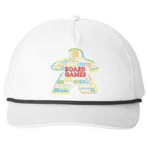 Board Game Mechanics Snapback Five-Panel Rope Hat