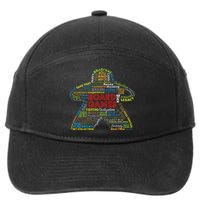 Board Game Mechanics 7-Panel Snapback Hat